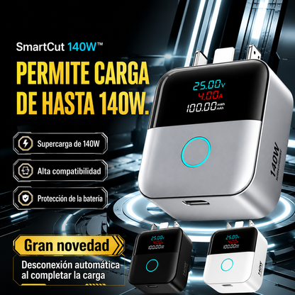 SmartCut 140W™ – El adaptador que desconecta la carga automáticamente al llegar al 100 %