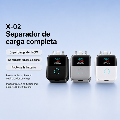 SmartCut 140W™ – El adaptador que desconecta la carga automáticamente al llegar al 100 %